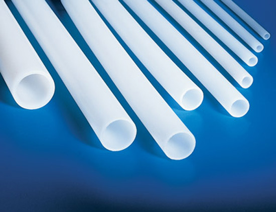 Natural polypropylene stock tubing in graded diameters