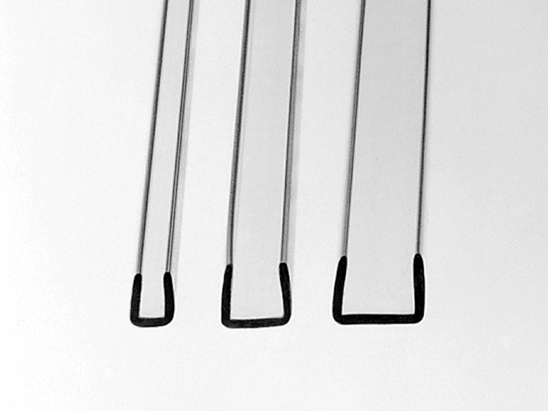 Extruded plastic stock channel profiles